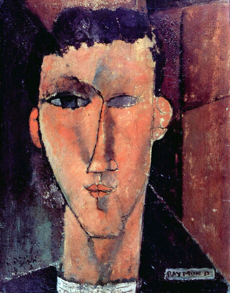 Modigliani - Portrait of Raymond by Modigliani